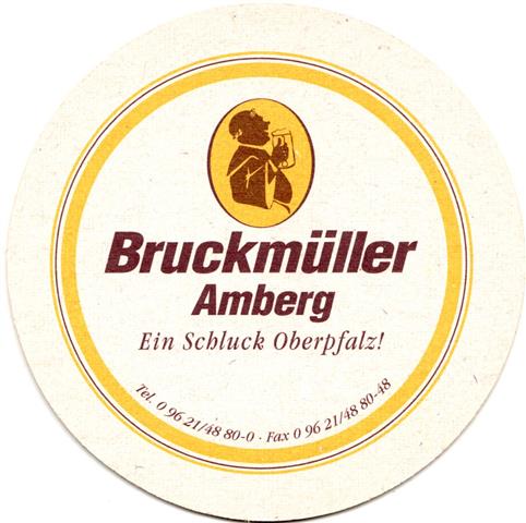 amberg am-by bruck rund 1-3a (ein schluck-braungelb)